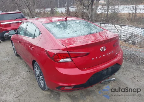 2019 Hyundai Elantra Limited from USA, damaged, VIN KMHD84LF5KU741284
